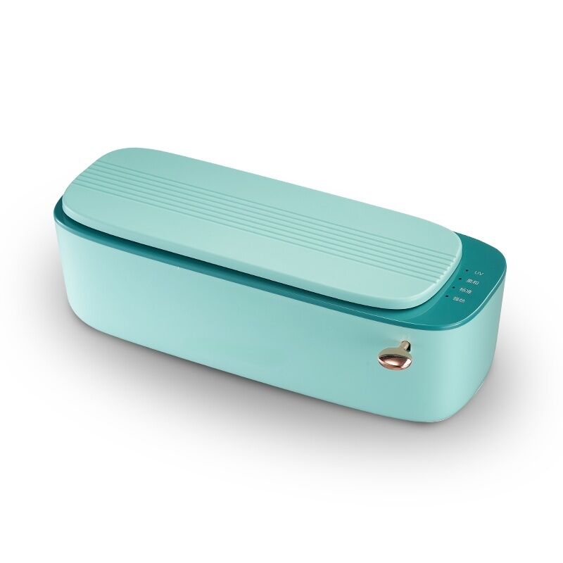 320ml Portable Ultrasonic Cleaner 75kHz UV Light Jewelry Cleaner 18w For Dental Eyeglasses Jewelry