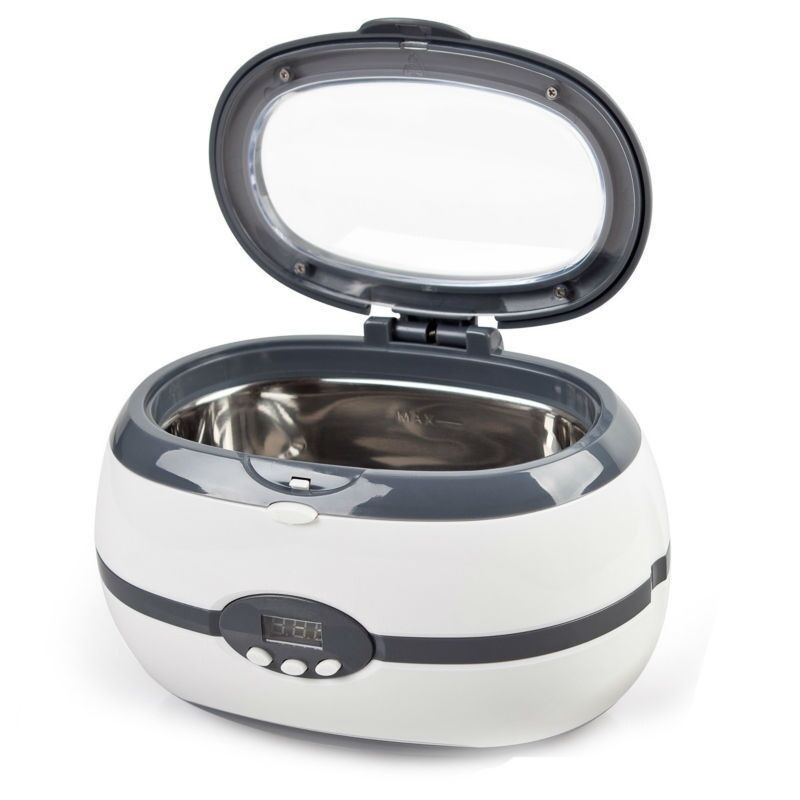 35w Compact Ultrasonic Cleaner Custom 600ml Ultrasonic Cleaner 40kHz For Denture Watch Jewelry