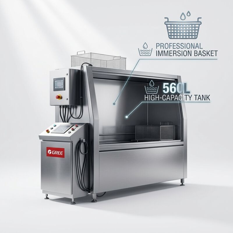Digital Ultrasonic Cleaning Machine GT-D06 SUS304 Stainless Steel Tank 6L with Digital Heater Control