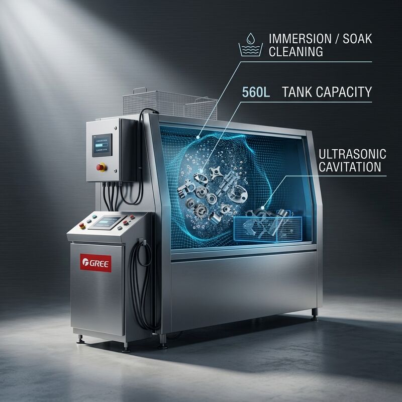 Ultrasonic Cleaning Machine GT-P10 SUS304 Stainless Steel Tank 10L with Digital Timer Control