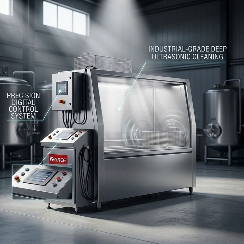 Ultrasonic Cleaning Machine GT-R15 SUS304 Stainless Steel Tank 15L with Digital Timer Control