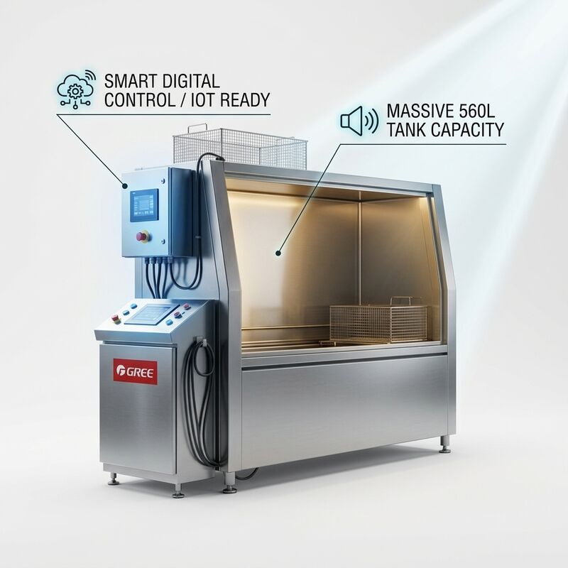 Ultrasonic Cleaning Machine GT-ST20 SUS304 Stainless Steel Tank 20L with Digital Timer Control